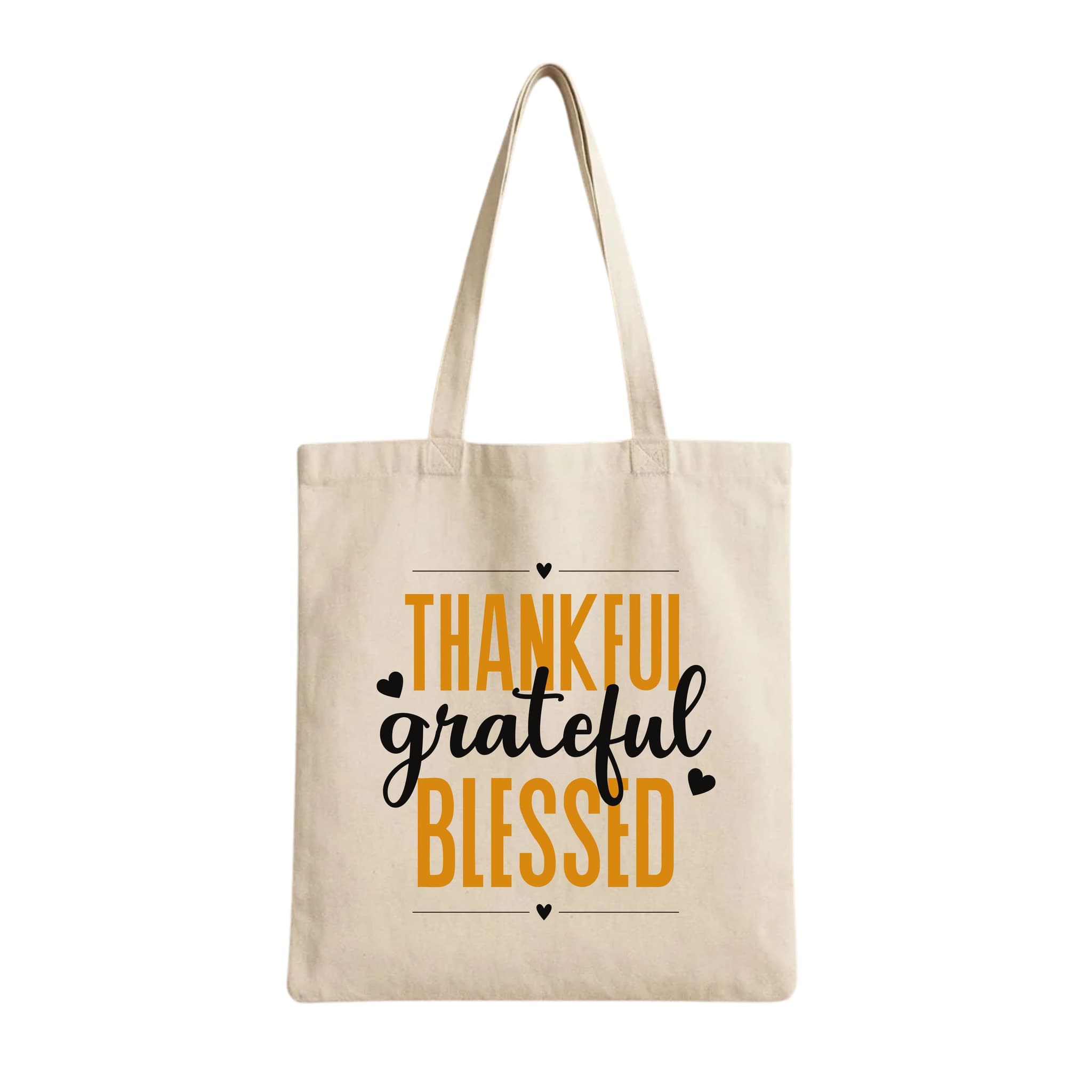 Tote Bags (Thankful Grateful Blessed) 230 GSM Cotton Bags