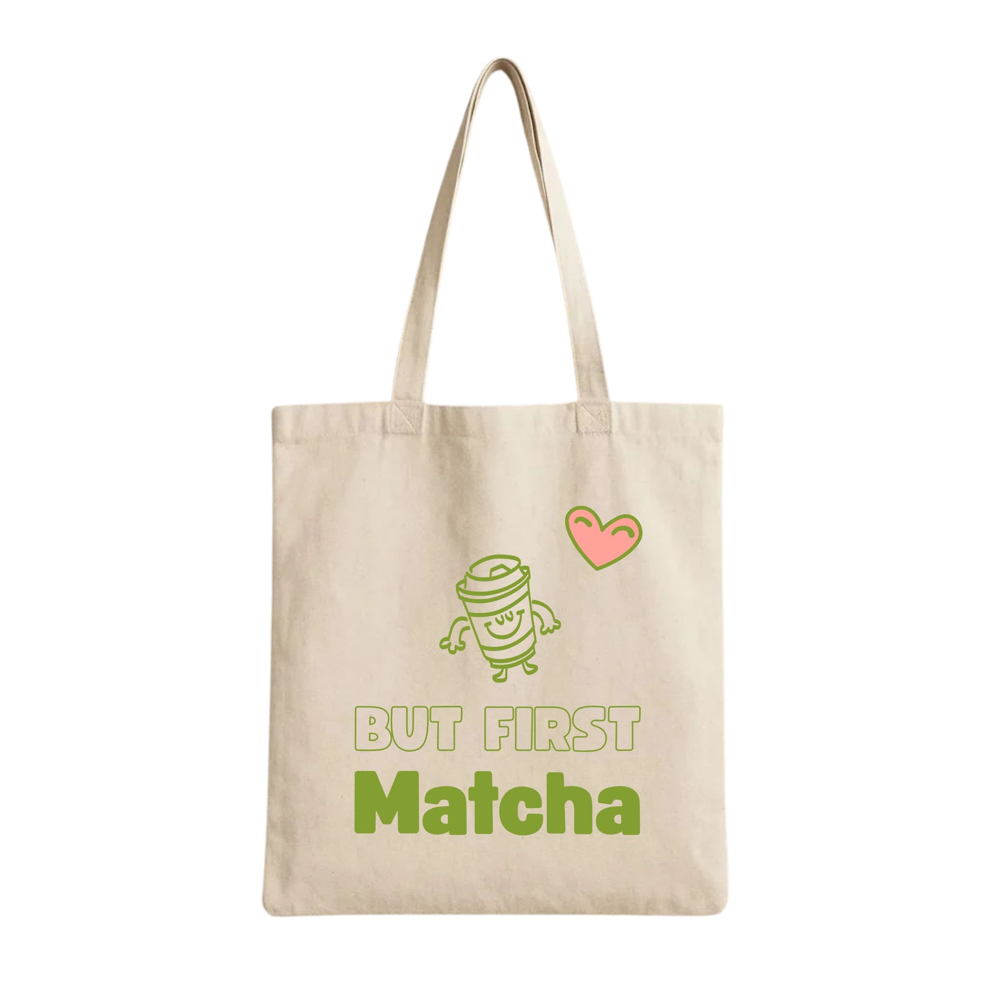 Tote Bags (But First Matcha) 230 GSM Cotton Bags